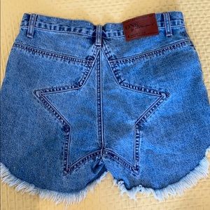 one teaspoon STAR jean shorts